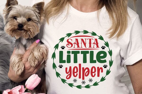 Santa Little Yelper SVG Angelina750 