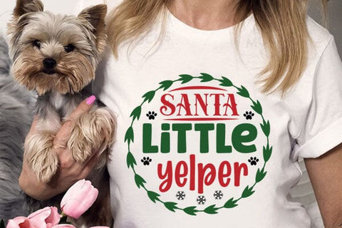 Santa Little Yelper SVG Angelina750 