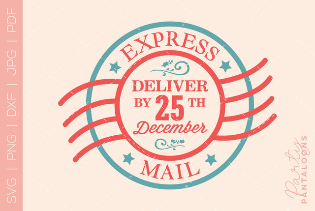 SANTA MAIL, CHRISTMAS MAIL SVG | Christmas Svg SVG Partypantaloons 