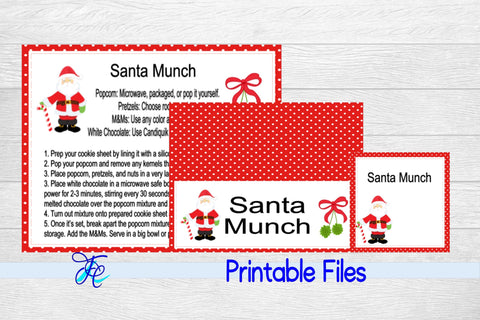 Santa Munch Bundle 3D Paper Family Creations 