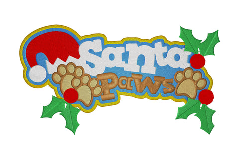 Santa Paws Embroidery/Applique DESIGNS embroidery-workshop 