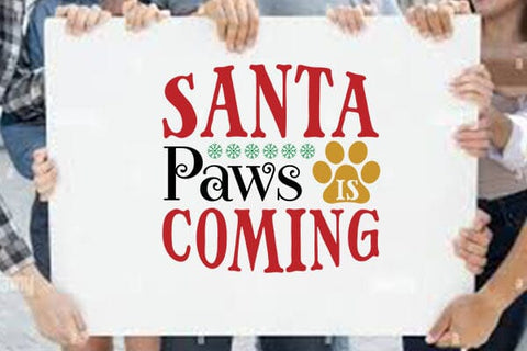 santa paws is coming SVG Angelina750 