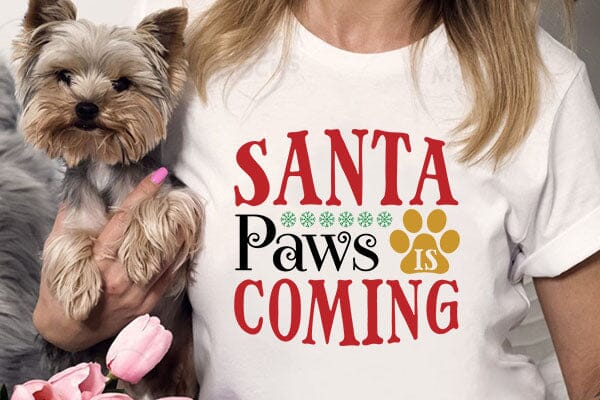 santa paws is coming SVG Angelina750 