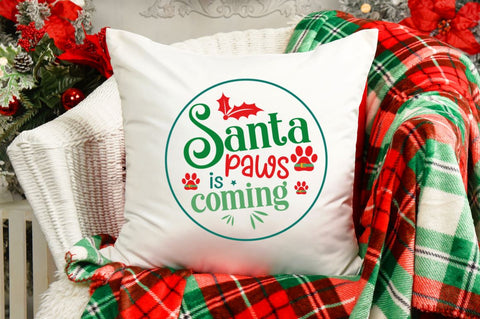 Santa paws is coming SVG SVG DESIGNISTIC 