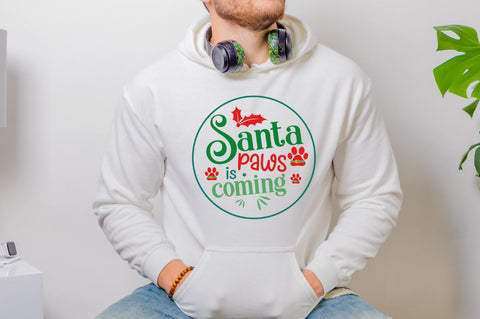 Santa paws is coming SVG SVG DESIGNISTIC 