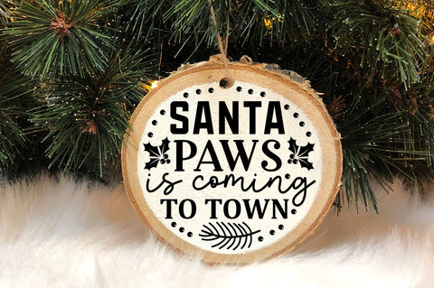 Santa paws is coming to town SVG Design SVG Regulrcrative 
