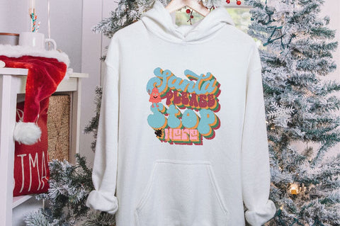 Santa Please Stop Here Sublimation SVGArt 