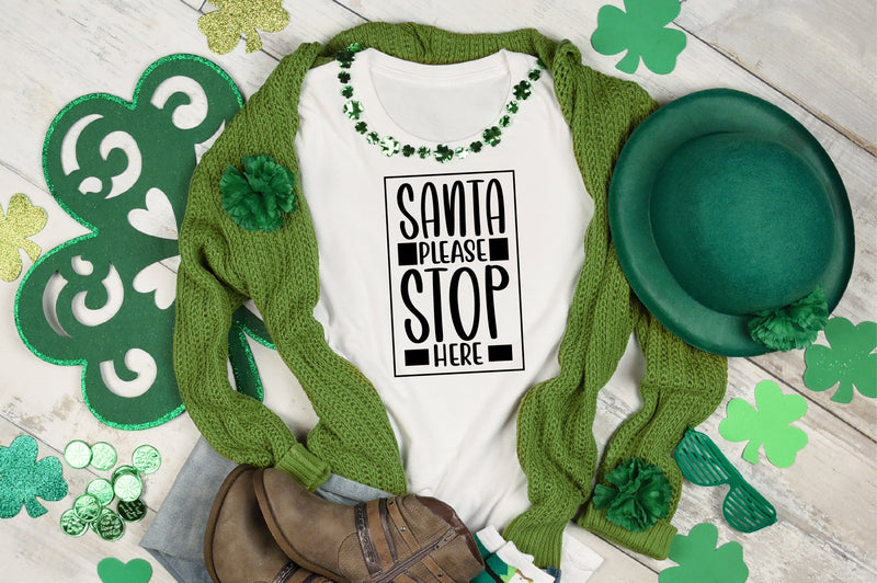 Santa Please Stop Here SVG orpitasn 
