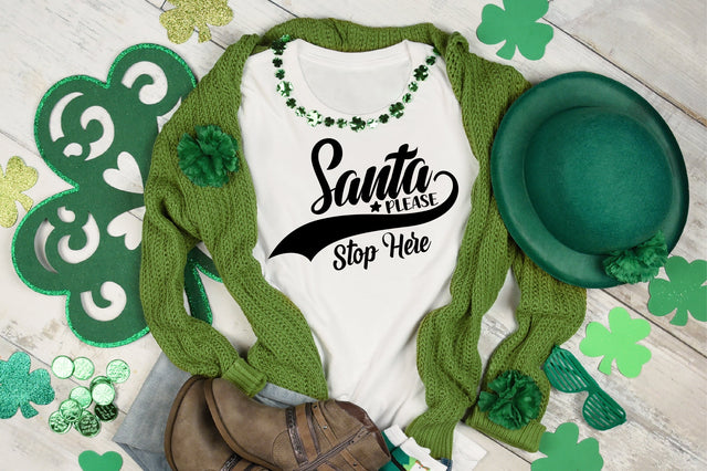 Santa Please Stop Here SVG orpitasn 