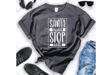 Santa Please Stop Here SVG orpitasn 