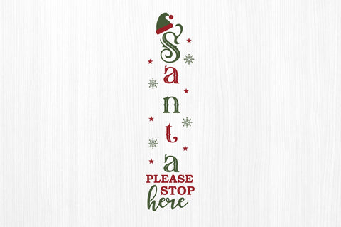 Santa please stop SVG Design SVG Regulrcrative 