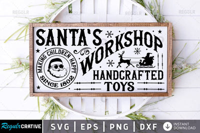 Santa s workshop SVG SVG Regulrcrative 