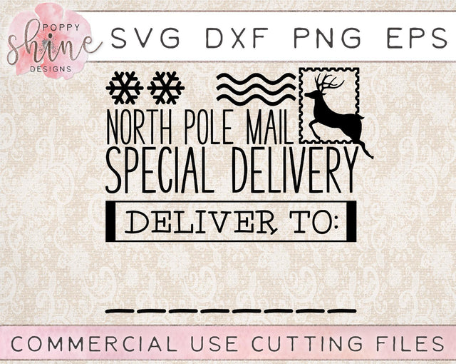 Santa Sack Frame SVG Poppy Shine Design 