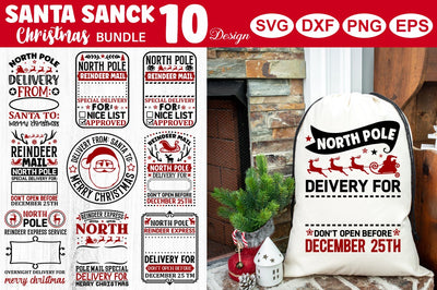 Santa Sack SVG Bundle SVG Designangry 