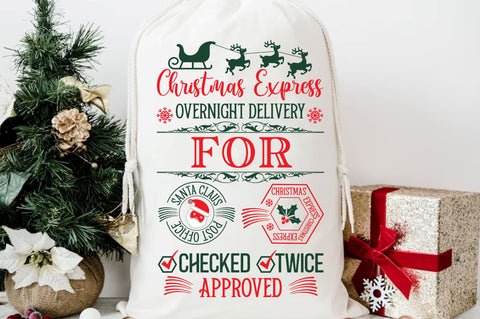 Santa Sack SVG Bundle SVG Regulrcrative 