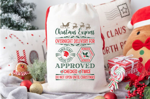 Santa Sack SVG Bundle SVG Regulrcrative 