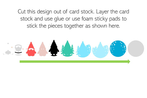 Santa shadowbox SVG Digital Gems 