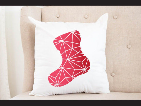 Santa Socks Christmas Geomatical Print SVG Johan Ru designs 