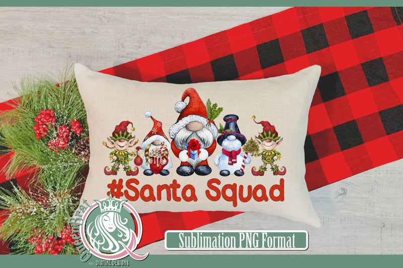 Santa Squad Sublimation Sublimation QueenBrat Digital Designs 