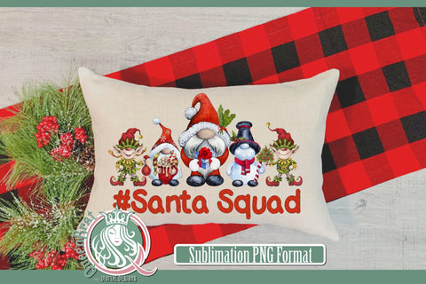 Santa Squad Sublimation Sublimation QueenBrat Digital Designs 