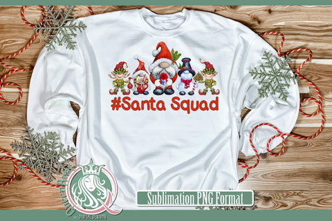 Santa Squad Sublimation Sublimation QueenBrat Digital Designs 
