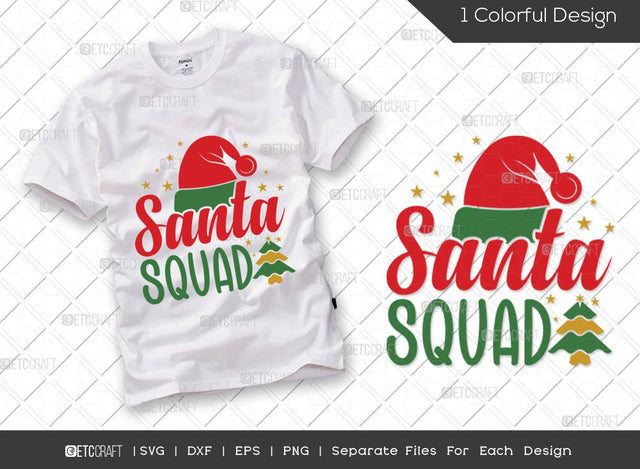 Santa Squad SVG Cut File | Hunting Svg | Beer Svg | Hunting Season Svg | Hunter Svg | Hunting Life Svg | Hunting T-shirt Design SVG ETC Craft 