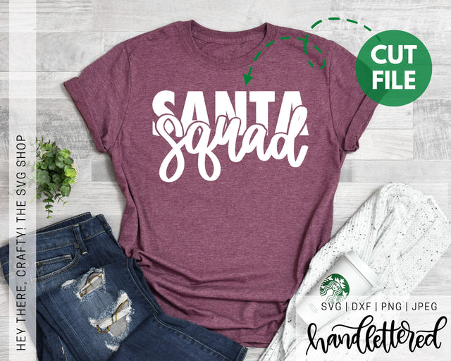 Santa Squad SVG Hey There, Crafty! 