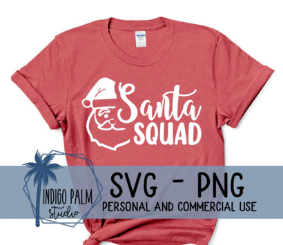 Santa Squad SVG Indigo Palm Studio 