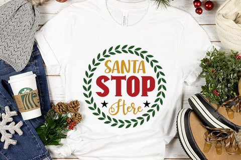 Santa Stop Here SVG Angelina750 