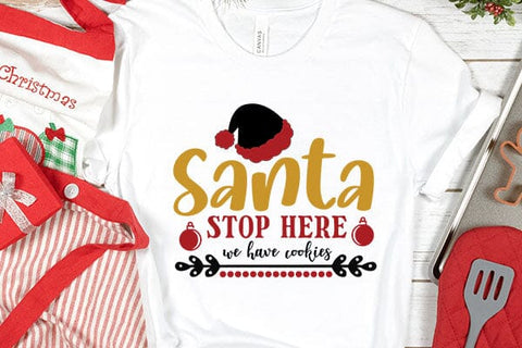 Santa Stop Here We Have Cookies SVG Angelina750 