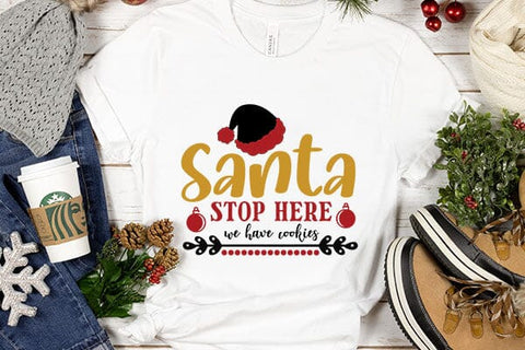 Santa Stop Here We Have Cookies SVG Angelina750 