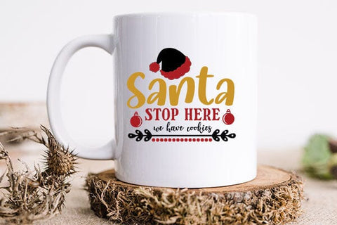Santa Stop Here We Have Cookies SVG Angelina750 