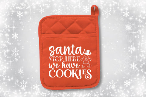 Santa stop here we have cookies SVG SVG Regulrcrative 