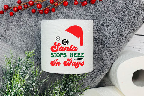 Santa stops here in days SVG Design SVG Regulrcrative 