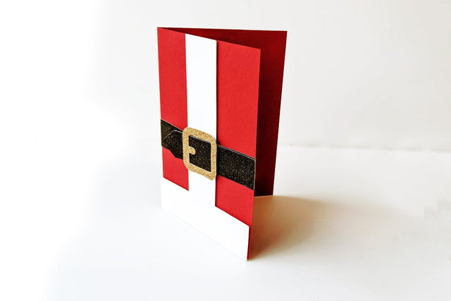 Santa Suit Layered Paper Card SVG SVG Risa Rocks It 