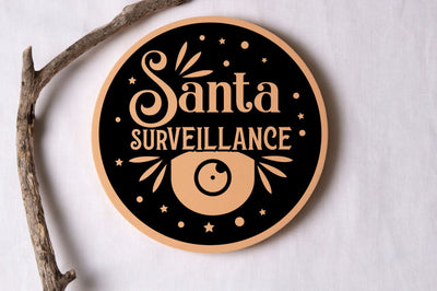 Santa surveillance SVG SVG DESIGNISTIC 