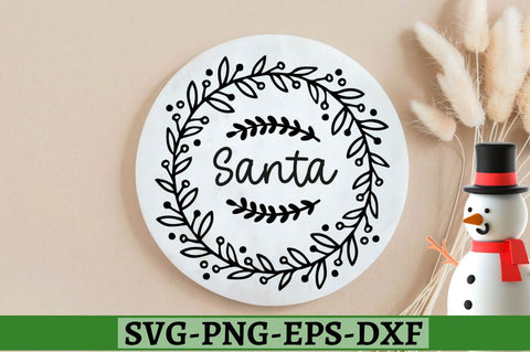 Santa SVG SVG DESIGNISTIC 