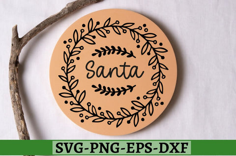 Santa SVG SVG DESIGNISTIC 