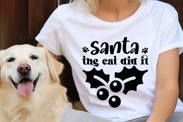 Santa The Cat Did It SVG Angelina750 