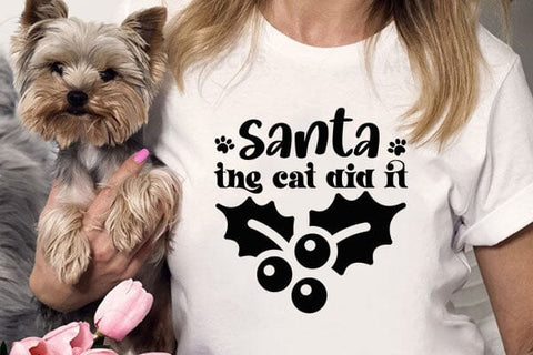 Santa The Cat Did It SVG Angelina750 