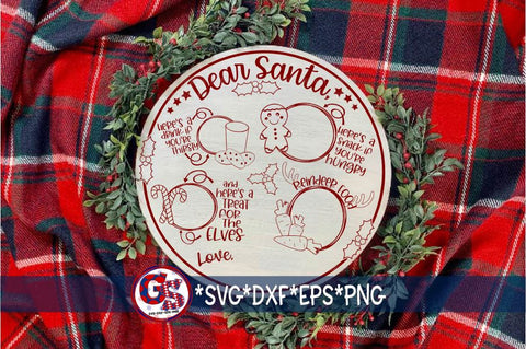 Santa Tray & Christmas Countdown Bundle SVG DXF EPS PNG SVG Greedy Stitches 