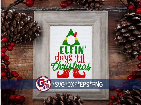 Santa Tray & Christmas Countdown Bundle SVG DXF EPS PNG SVG Greedy Stitches 