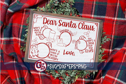 Santa Tray Elf Quarantine Christmas Countdown Bundle SVG DXF EPS PNG SVG Greedy Stitches 