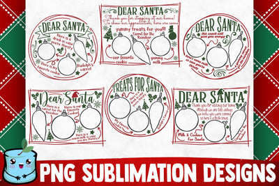 Santa Tray SVG Bundle SVG MintyMarshmallows 