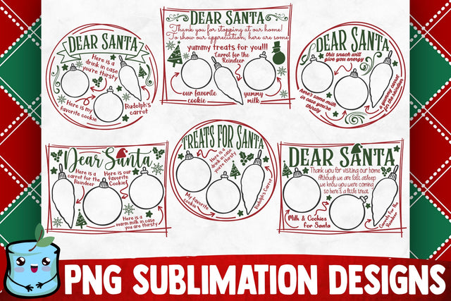 Santa Tray SVG Bundle SVG MintyMarshmallows 