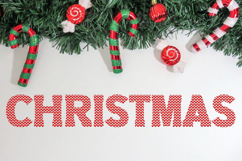 Santa Ugly Sweater - Christmas Font Font ampersand 