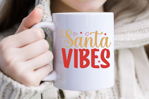 Santa vibes SVG SVG DESIGNISTIC 