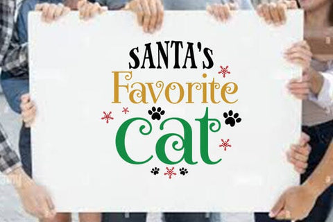 santas favorite cat SVG Angelina750 