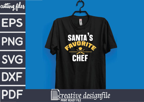 santa's favorite chef SVG farhad farhad 