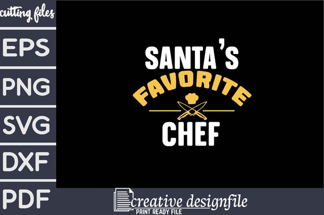 santa's favorite chef SVG farhad farhad 